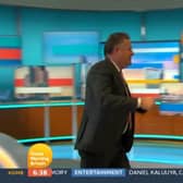 Good Morning Britain co-host Piers Morgan left the studio in the huff following another tense discussion over the Duke and Duchess of Sussex's Oprah Winfrey interview (Photo: ITV)