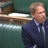 Business Secretary Grant Shapps making a statement to MPs in the House of Commons, London, where he formally introduced the Strikes (Minimum Service Levels) Bill.