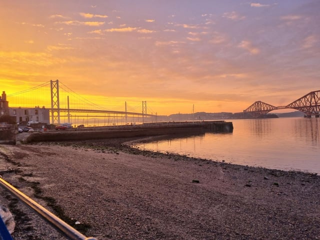Just a little outside of Edinburgh in South Queensferry, The Boathouse is worth a visit for its stunning views of the Forth bridges. It has a Scottish seafood-inspired menu focusing on local produce.