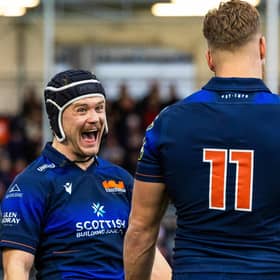Edinburgh Rugby's Darcy Graham and Duhan van der Merwe have both signed new contracts with the capital club.  (Photo by Ross Parker / SNS Group)