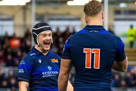Edinburgh Rugby's Darcy Graham and Duhan van der Merwe have both signed new contracts with the capital club.  (Photo by Ross Parker / SNS Group)