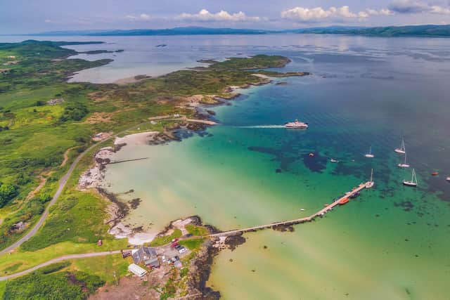 The island of Gigha - a short ferry ride from the peninsula  - is another key stop on the new K66 driving route.