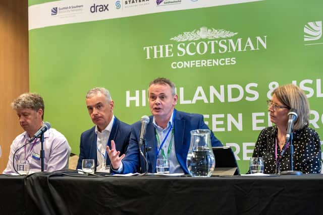 Speakers at the conference discussed topics ranging from the barriers to expansion of renewable energy to the importance of engaging with communities and the need to seize the opportunities the sector presents for the Highlands and Islands and for Scotland as a whole
