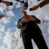 US Secretary of State Antony Blinken talks to the media after his meetings with his Turkish counterparts. Picture: Jonathan Ernst/AFP via Getty Images