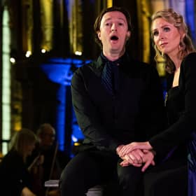 Dingle Yandell and Justina Gringyte in Scottish Opera's production of Thérèse PIC: Sally Jubb