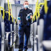 ScotRail staff will be wearing face masks to protect themselves and passengers. Pic: Getty