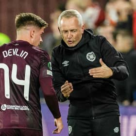 Hearts head coach Neil Critchley has been irked by the leak of Cammy Devlin's release clause. (Photo by Craig Foy / SNS Group)