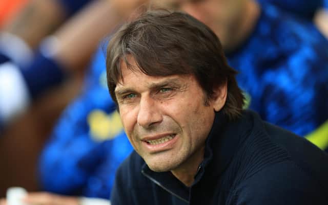 Antonio Conte, the Tottenham Hotspur manager, is expecting a difficult pre-season match against Rangers at Ibrox. (Photo by David Rogers/Getty Images)