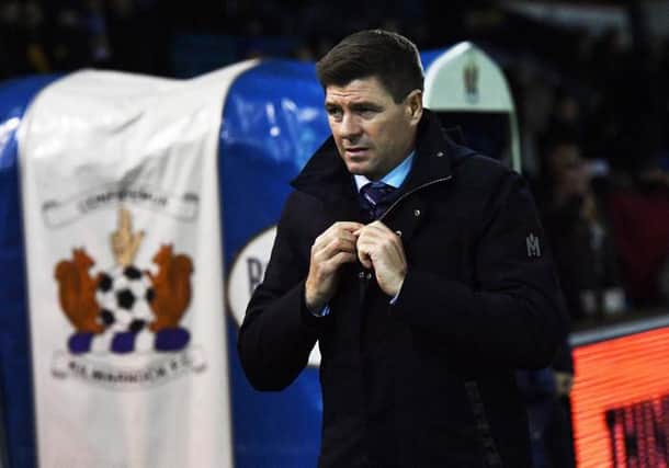 Kilmarnock's Rugby Park has not been a happy hunting ground for Rangers manager Steven Gerrard. (Photo by Craig Williamson / SNS Group)