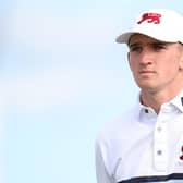 Calum Scott  looks on during the Saturday singles in the 49th Walker Cup in St Andrews. Picture: Ross Parker/R&A/R&A via Getty Images.