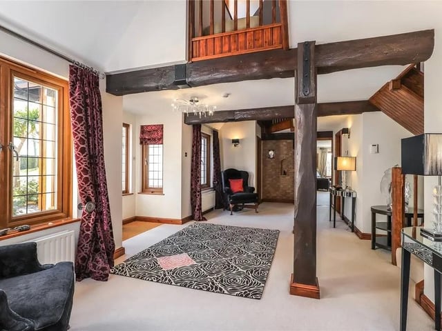 This five bed home in Hook Park Road, Warsash is on the market for £2.85m. It is listed on Zoopla by Charters