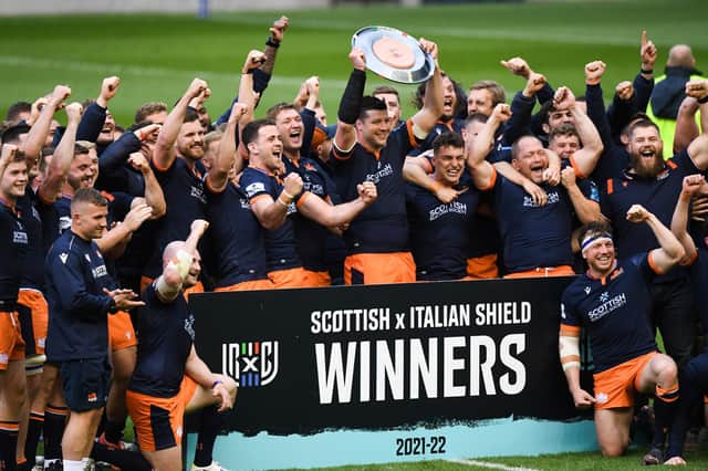 Edinburgh lift the Scottish x Italian Shield - securing their place in next season's Champions Cup.