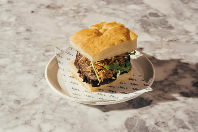 The Alby's sandwich will be available at the Gleneagles Townhouse until 30 December, Monday – Sunday. Priced at £12, 50p from each sandwich donated to Social Bite.