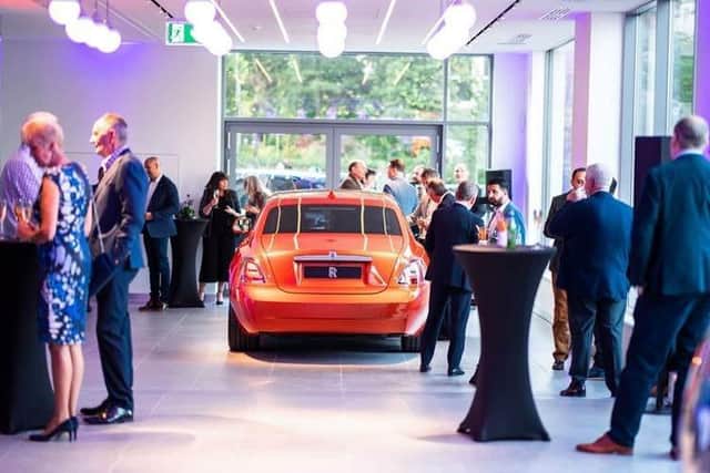 Grange Motors hosted a Champagne and canape reception to mark the launch of its new showroom