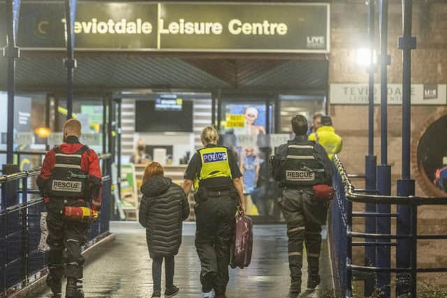 The Teviotdale Leisure Centre in Hawick is being used as a refuge.