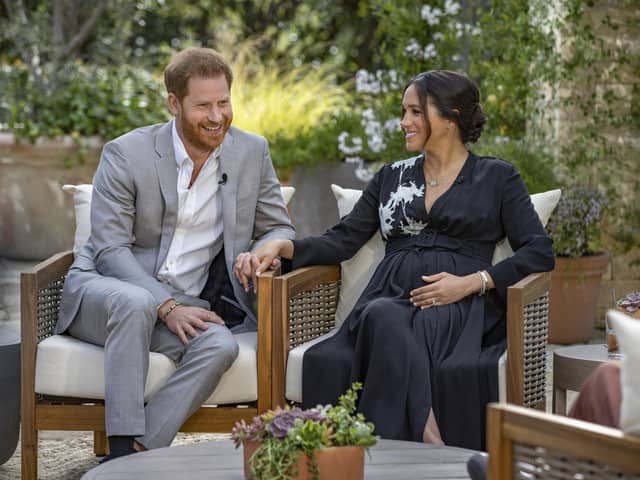 Harry and Meghan revealed what life was like within the royal family in the shocking interview (PA Media)