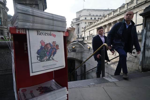The dreary economic data and uncertain outlook has raised fresh recessionary concerns.