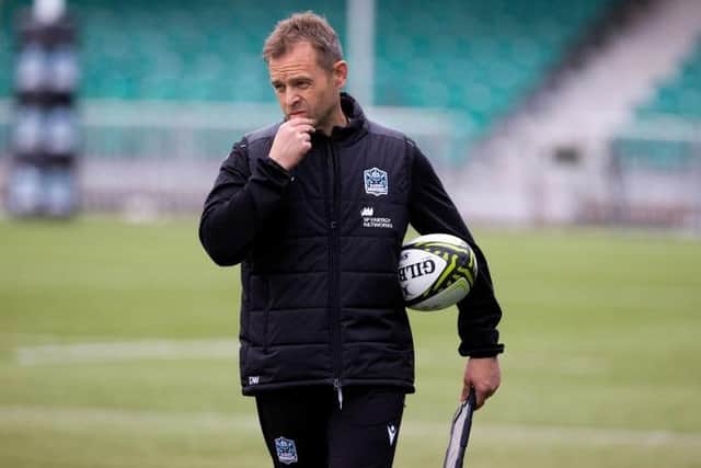 Head coach Danny Wilson during Glasgow Warriors training. (Photo by Alan Harvey / SNS Group)