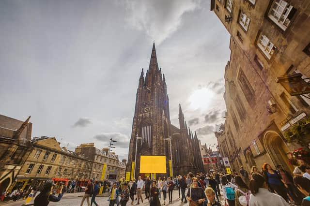 The headquarters of the Edinburgh International Festival on the Royal Mile. Picture: Mihaela Bodlovic