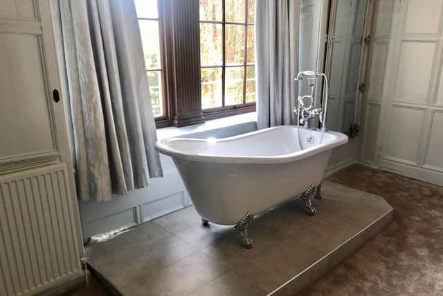 A bathroom with a view at Old Lodge, Malton. Pic: Contributed