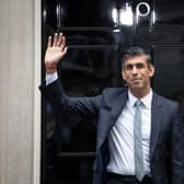 Rishi Sunak after making a speech outside 10 Downing Street, London, after meeting King Charles III and accepting his invitation to become Prime Minister and form a new government.