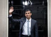 Rishi Sunak after making a speech outside 10 Downing Street, London, after meeting King Charles III and accepting his invitation to become Prime Minister and form a new government.