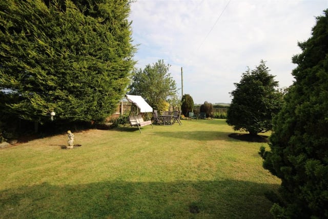 The garden is perfect for summer parties.