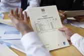 Pupils at Craigmount High receive their exam results. Picture: Jeff J Mitchell/Getty Images