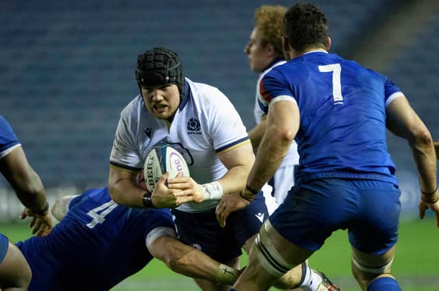 Zander Fagerson impressed off the bench against France last month. Picture: Craig Williamson / SNS