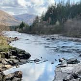 Young salmon were captured and tagged in several locations on the west coast of Scotland, including the River Orchy, before being released to embark on their migration journey. Picture: Mel Shand/Atlantic Salmon Trust