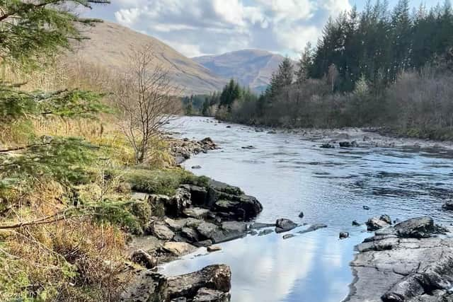 Young salmon were captured and tagged in several locations on the west coast of Scotland, including the River Orchy, before being released to embark on their migration journey. Picture: Mel Shand/Atlantic Salmon Trust