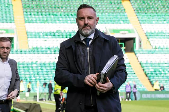 Former Rangers striker and current Sky Sports pundit Kris Boyd pictured at Celtic Park prior to the Old Firm derby on Saturday, April 8, which Celtic won 3-2. (Photo by Alan Harvey / SNS Group)