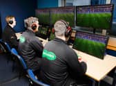 Referees went through VAR training at Hampden in March. (Photo by Alan Harvey / SNS Group)