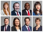 (left to right from top) Angela Rayner, Ian Murray, David Lammy, Bridget Phillipson, Wes Streeting, Lisa Nandy, Ed Miliband, Yvette Cooper