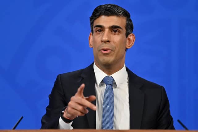 Chancellor Rishi Sunak will address the Scottish Tory conference via video link today.