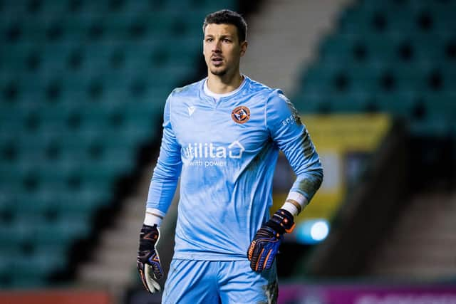 Benjamin Siegrist in action for Dundee United. (Photo by Ross Parker/SNS Group via Getty Images)