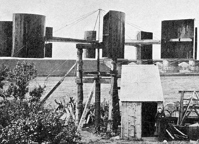 ​James Blyth developed the first turbine capable of producing electricity from wind power at his cottage in Marykirk