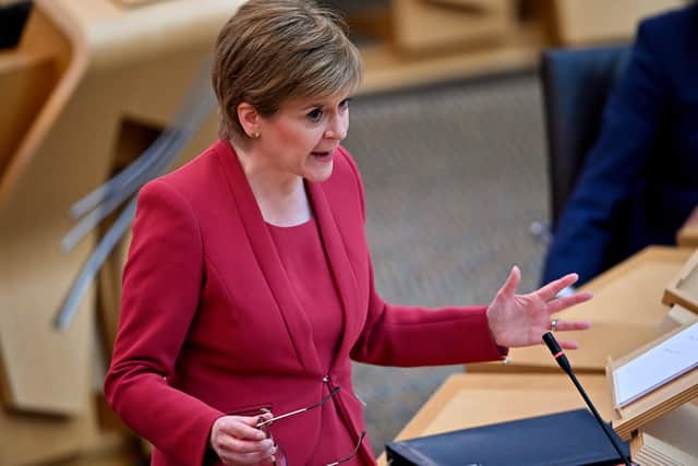 Nicola Sturgeon is due to appear in parliament for First Minister's Questions on Thursday.