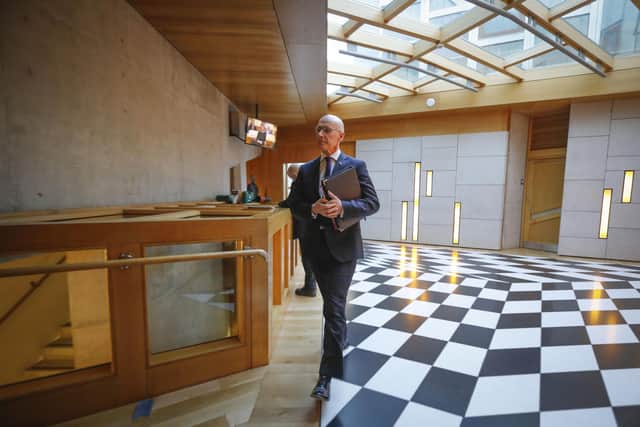 Deputy First Minister and temporary Cabinet Secretary for Finance and Economy, John Swinney MSP, ahead of delivering the Scottish Budget to the Scottish Parliament in Edinburgh.