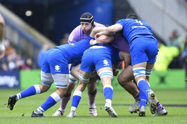 No Grant Gilchrist and Richie Gray meant he had to take on lineout responsibilities and did so. Impressive tackle stats as usual, making 14. 6