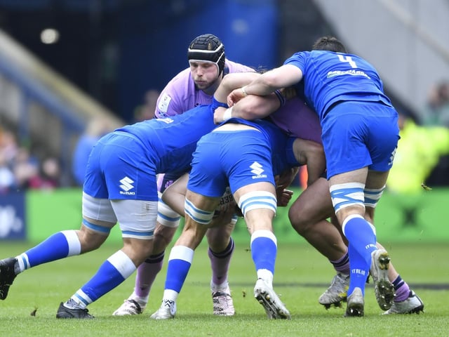 No Grant Gilchrist and Richie Gray meant he had to take on lineout responsibilities and did so. Impressive tackle stats as usual, making 14. 6