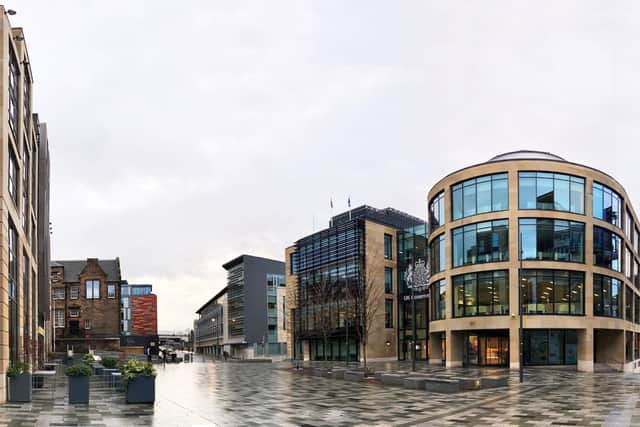 The firm's high-profile projects in Edinburgh include New Waverley. Picture: contributed.