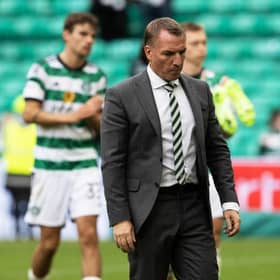 Celtic manager Brendan Rodgers at full-time after the goalless draw with St Johnstone. (Photo by Alan Harvey / SNS Group)