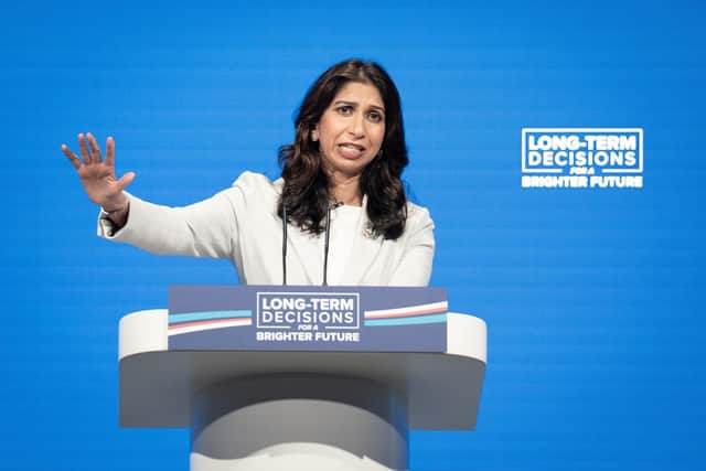 Home Secretary, Suella Braverman has been accused of making a leadership pitch.