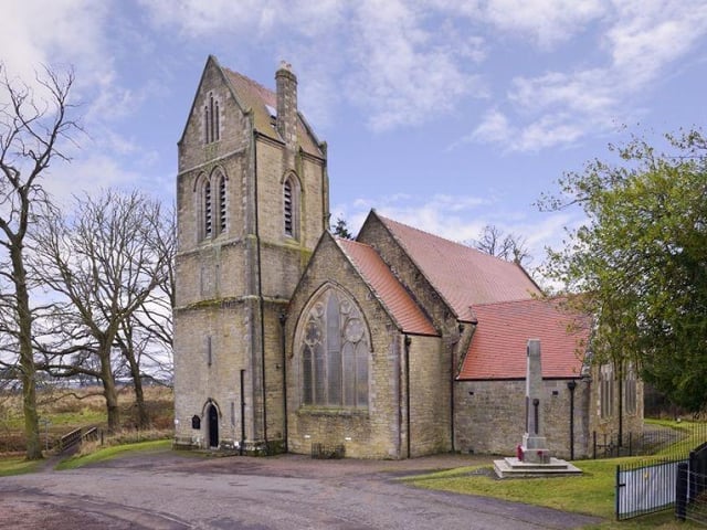 Located in the Midlothian village of Milton Bridge, two miles north of Penicuik, the chuch are looking for offers of over £310,000 for this "majestic" A-listed church, with surrounding grounds, built in 1885.