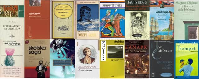 A selection of Scottish Literature translations held in the digital bibliography. PIC: University of Glasgow.