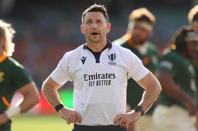 Referee Paul Williams will take charge of England v Scotland. (Photo by Mark Kolbe/Getty Images)