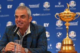 Paul McGinley, the winning European captain in the 2014 Ryder Cup at Gleneagles, played in the 1991 Walker Cup and could be a contender for a future captain. Picture Mike Ehrmann/Getty Images.