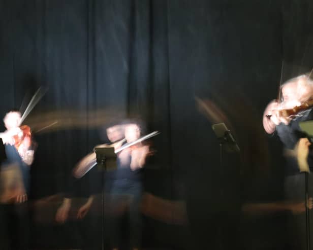The Law of Gravity, co-created by the Scottish Ensemble and leading puppet theatre company Blind Summit, is a show worth pondering (Picture: Monica Gowans)