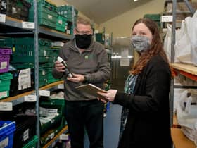 The stark rise in food-bank use shows how many people are struggling to put food on the table, so they are unlikely to be worrying about pensions, insurance or social care costs in later life (Picture: Rachel Atkins)